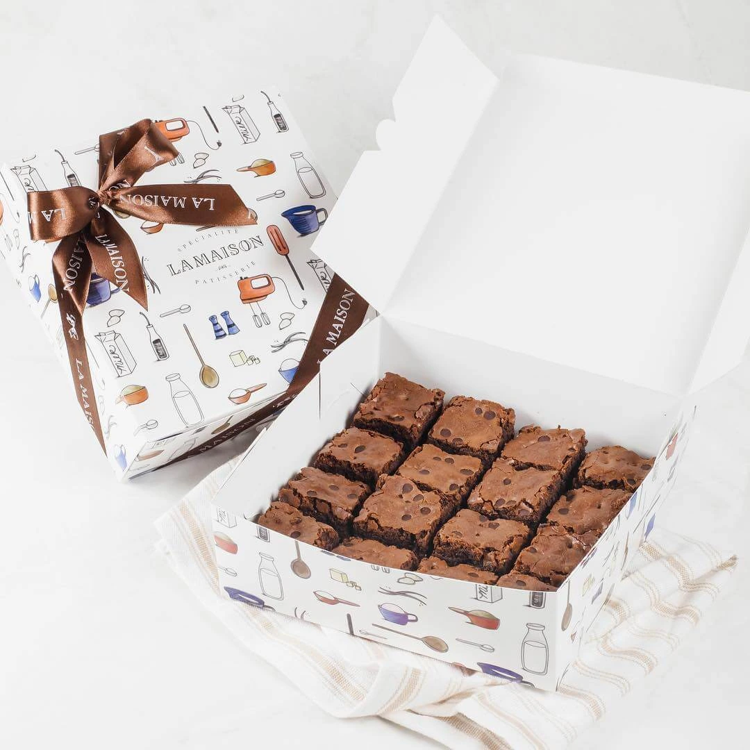 Kurumsal baskılı brownie kutusu