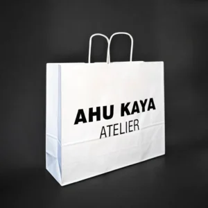 baskılı kraft kağıt çanta
